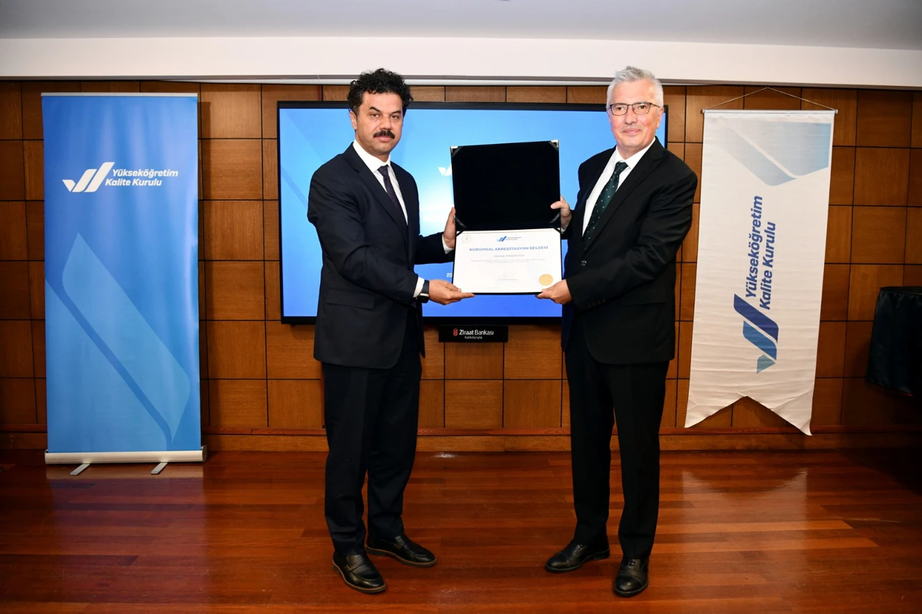 Selçuk Üniversitesi, Akreditasyon Belgesi Teslim Töreni'ne katıldı! 